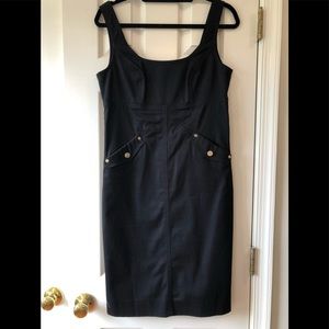 Etcetera Black Sheath Dress
